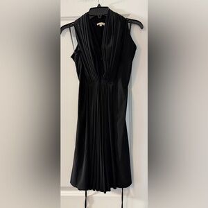 My Tribe Black pleated detail Dress